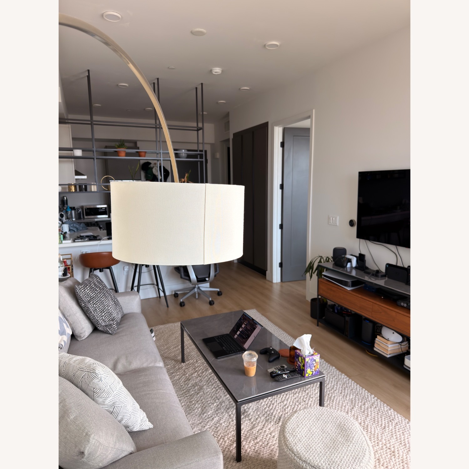 West Elm Overarching Floor Lamp - image-4