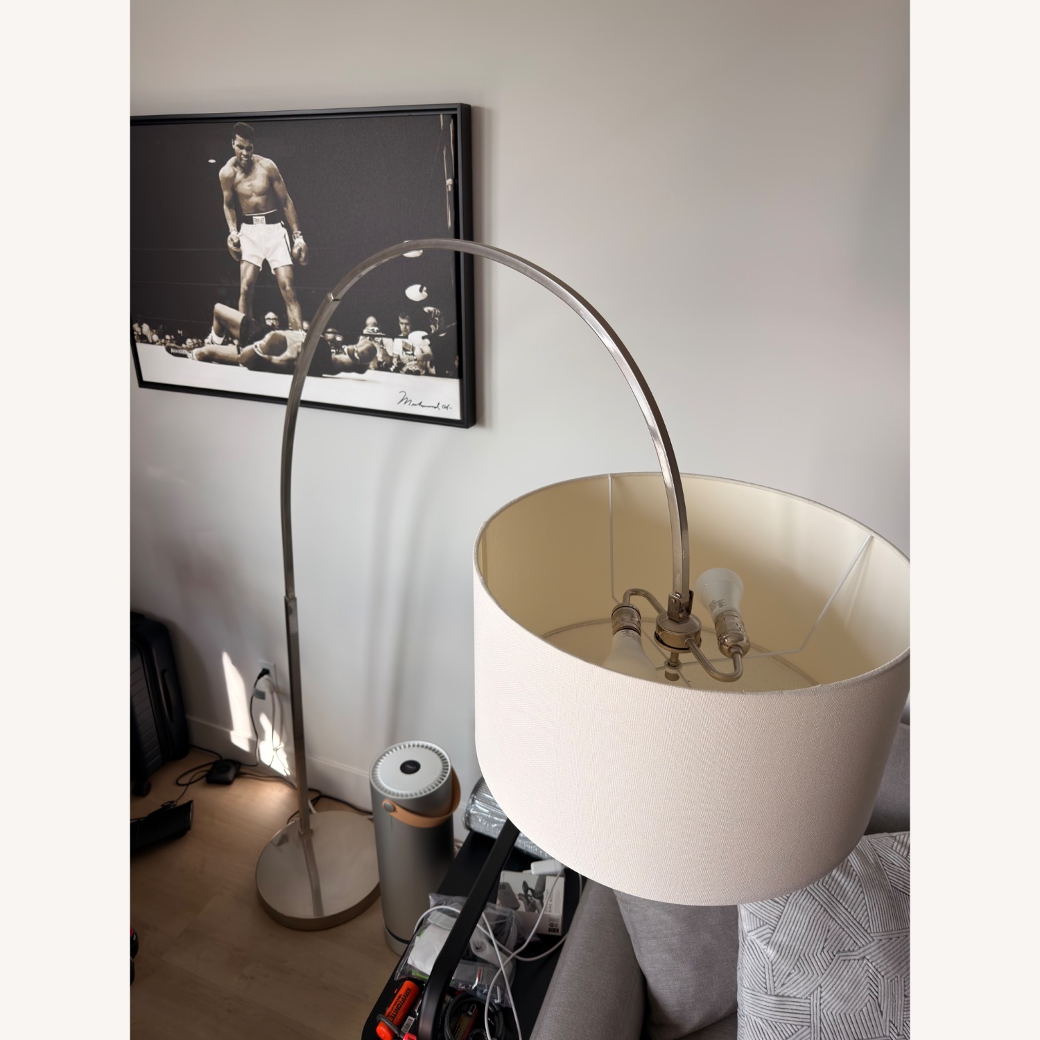 West Elm Overarching Floor Lamp - image-3