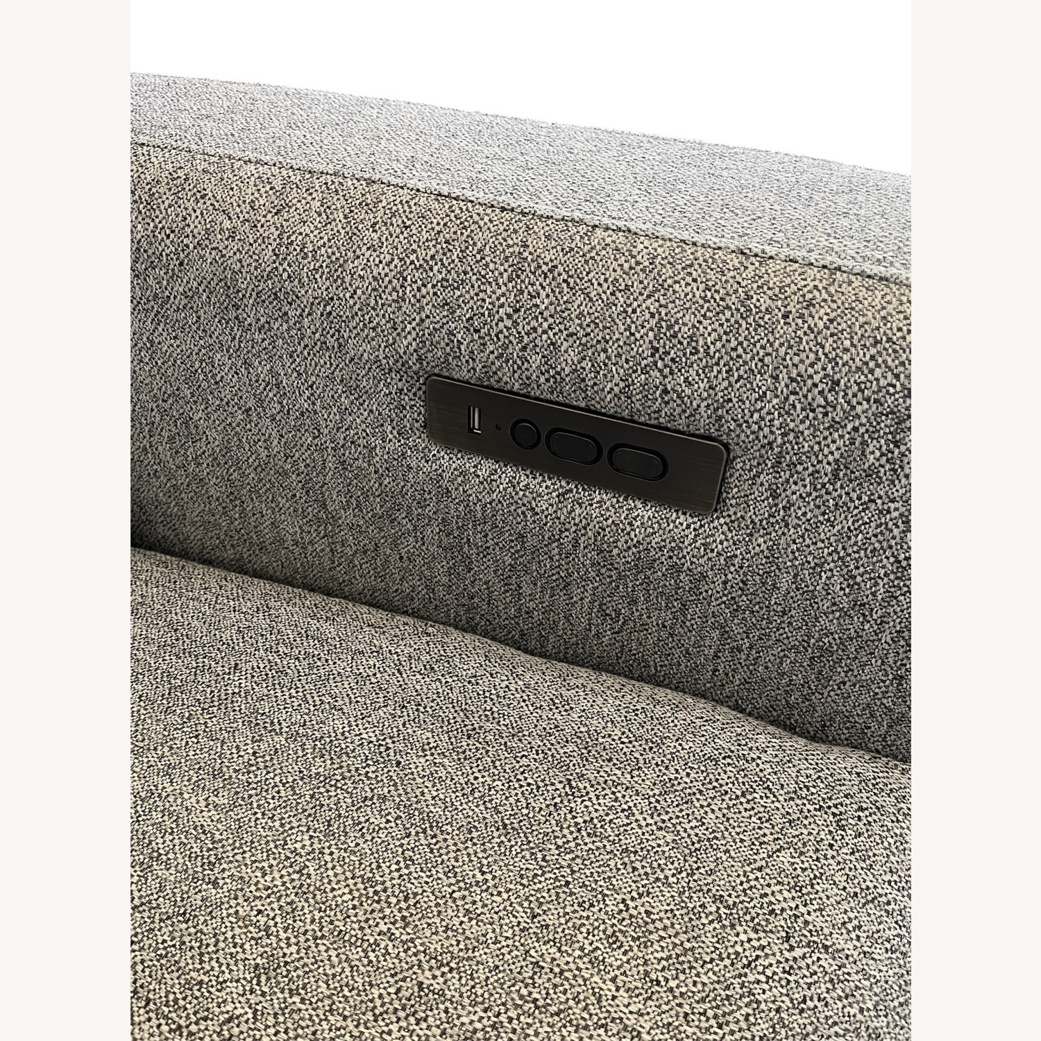 Light Gray Fabric 3+ Piece Sectional - image-2