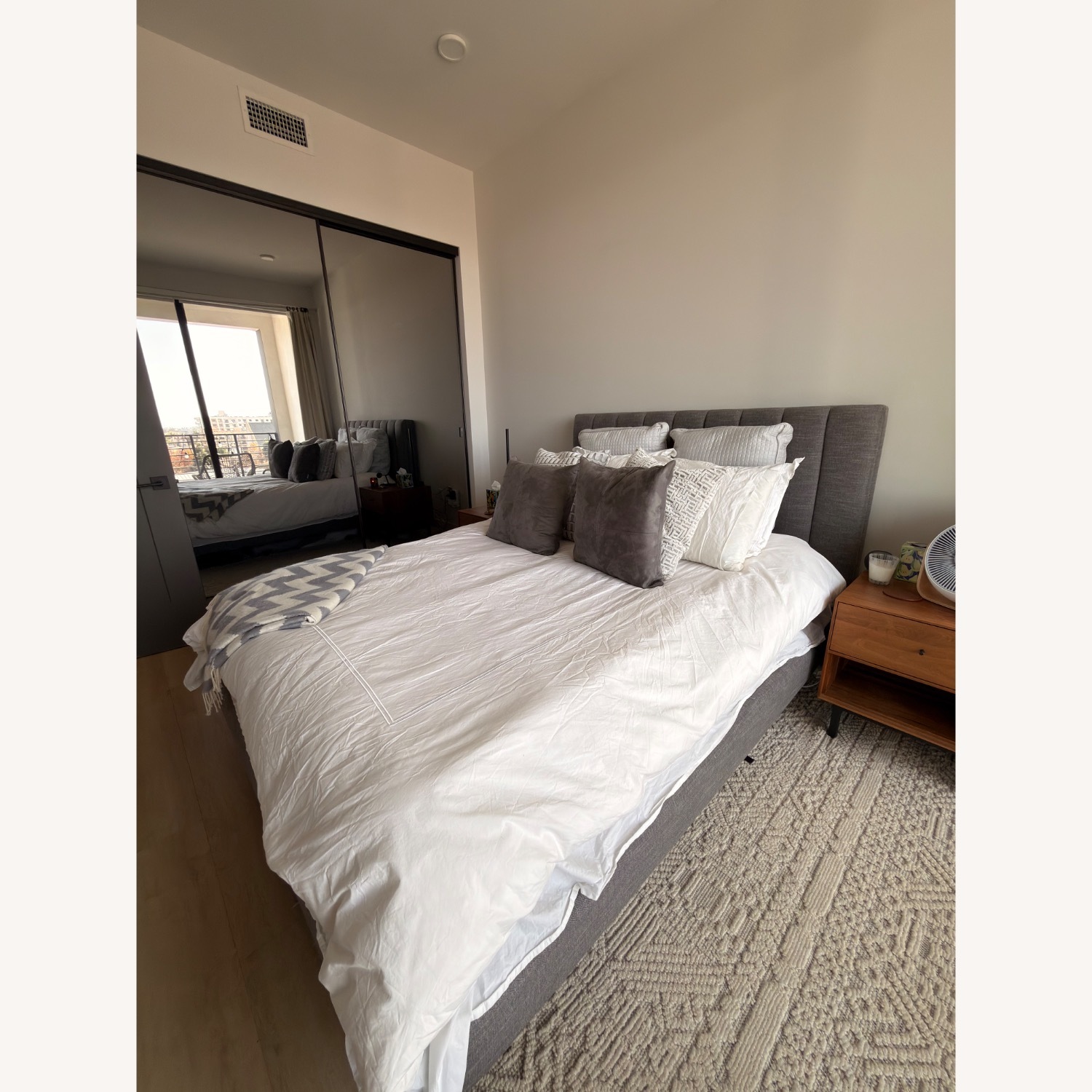 Room & Board Hartley Queen Bed in Destin Fabric - image-4