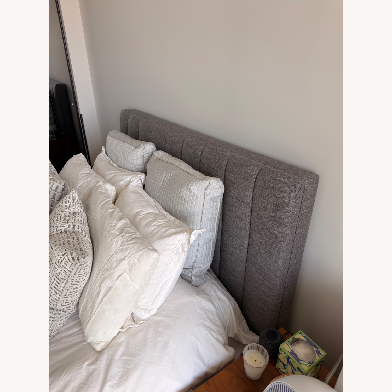 Room & Board Hartley Queen Bed in Destin Fabric - image-5