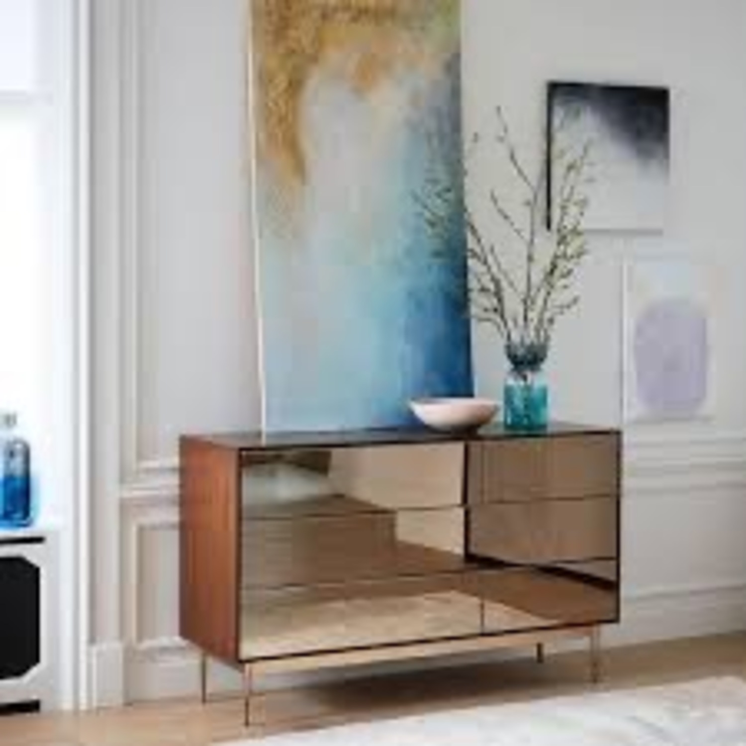 West Elm Nouveau Mirror 6-Drawer Dresser - image-2