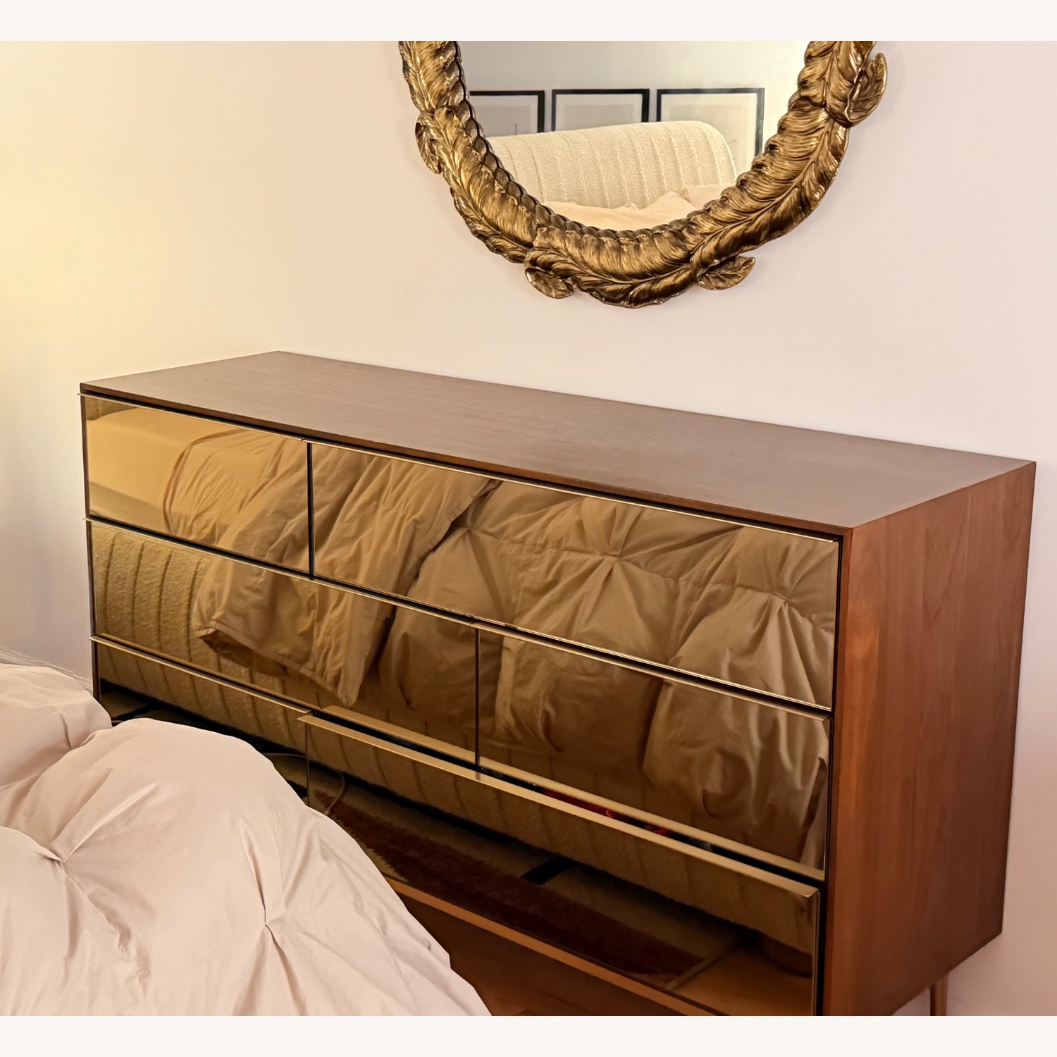 West Elm Nouveau Mirror 6-Drawer Dresser - image-13
