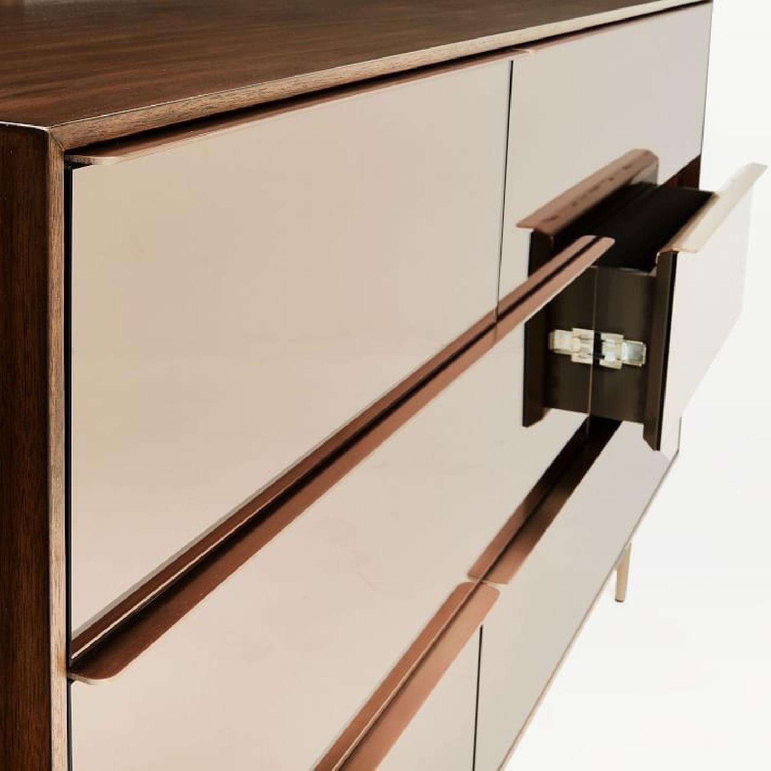 West Elm Nouveau Mirror 6-Drawer Dresser - image-7