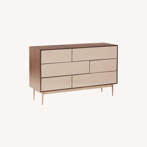Used West Elm Nouveau Mirror 6-Drawer Dresser for sale on AptDeco