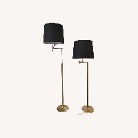Gracious Home Gold Brass Floor Lamp