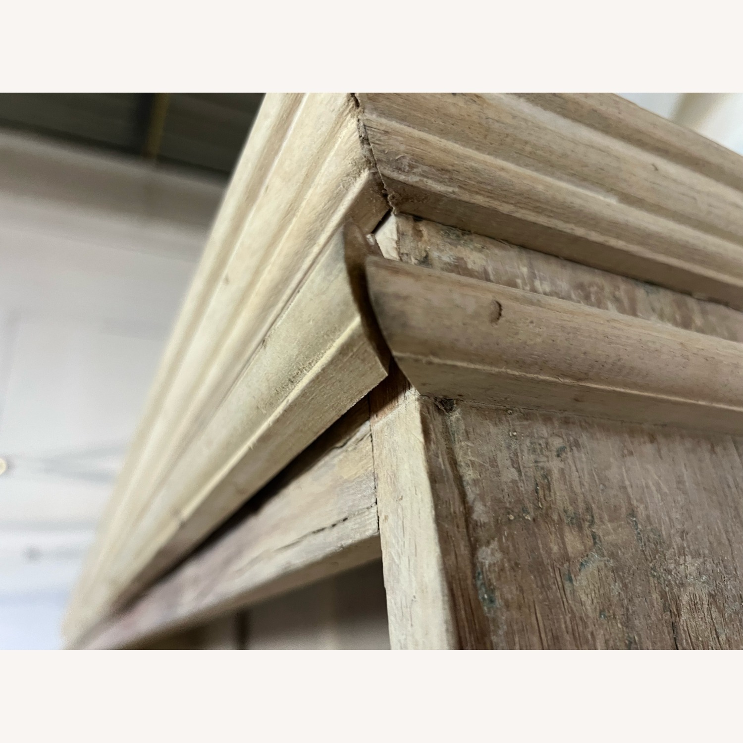 Creative Co-Op 2-Piece Wood, Metal Hutch, Shelves - image-5