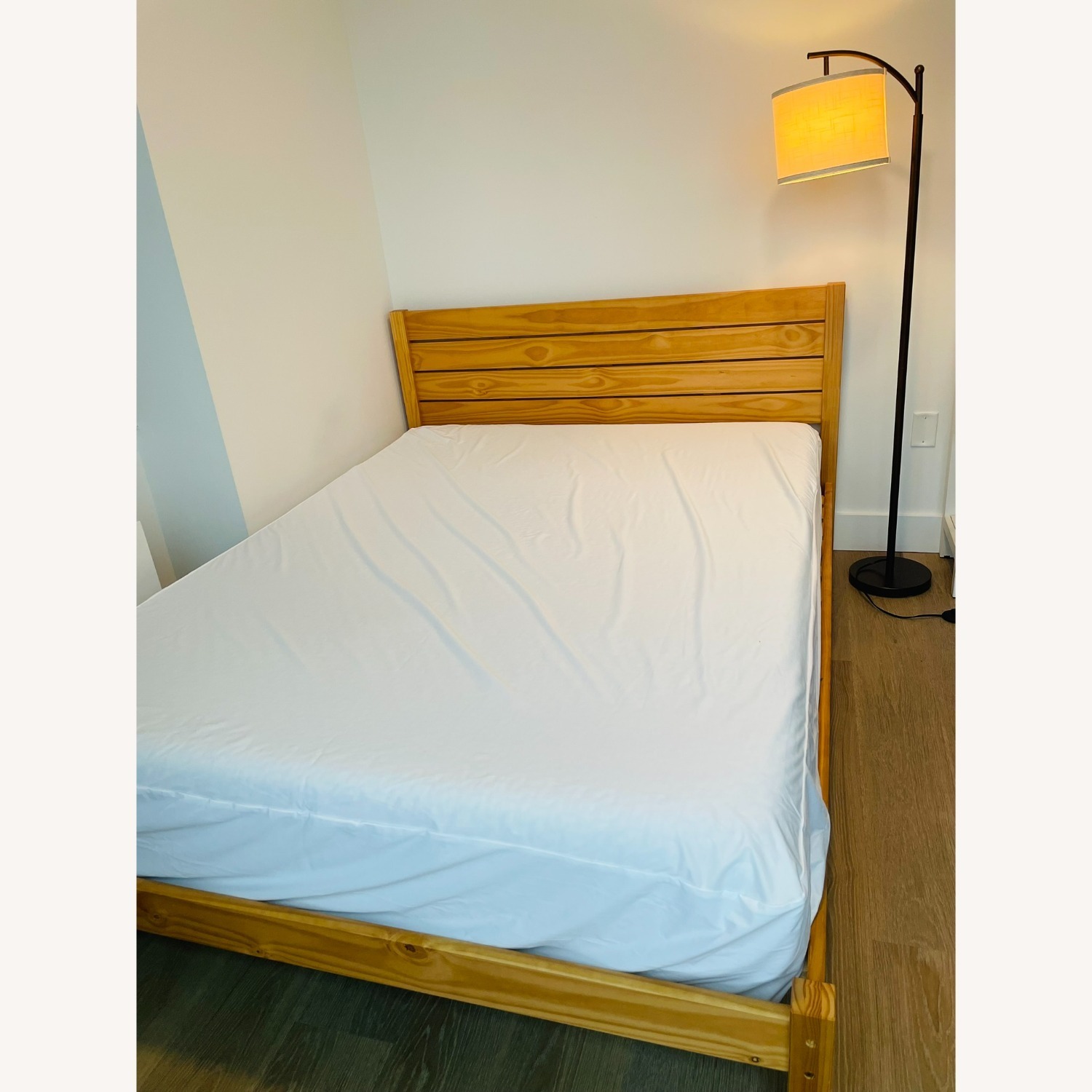 Wayfair Natural Wood Queen Bed - image-1