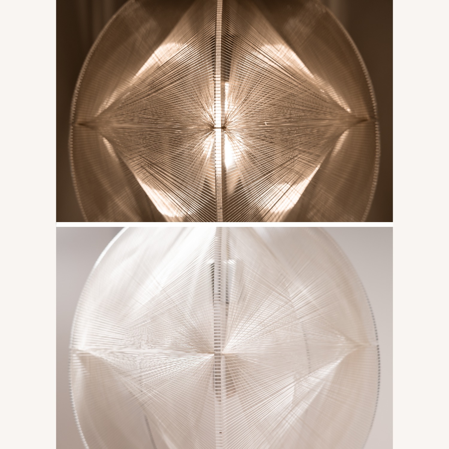 Vintage MCM Filament Pendant by Paul Secon, Sompex - image-15