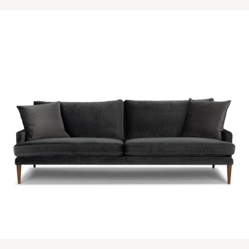Used Article Luxu Velvet 3+ Seater Sofa for sale on AptDeco