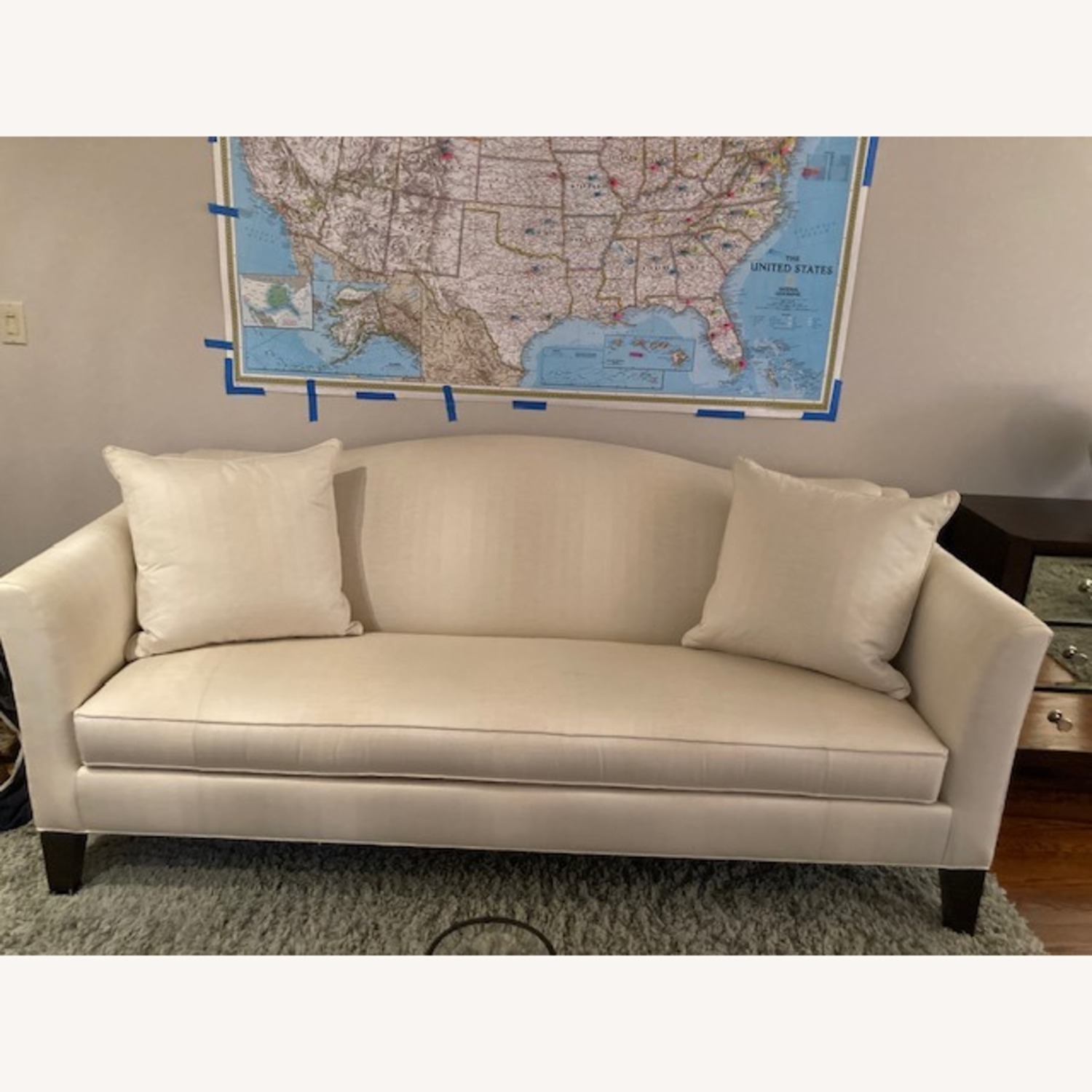 Ethan Allen Classic Cream Sofa 3 Seater - image-4