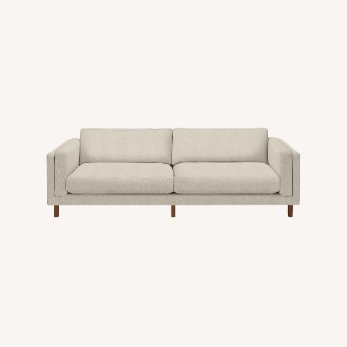 Used Room & Board 91” Cade Ivory Fabric 3+ Seater Sofa for sale on AptDeco