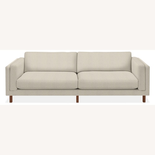 Used Room & Board 91” Cade Ivory Fabric 3+ Seater Sofa for sale on AptDeco