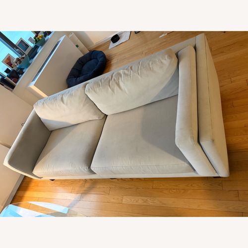Used Room & Board 91” Cade Ivory Fabric 3+ Seater Sofa for sale on AptDeco