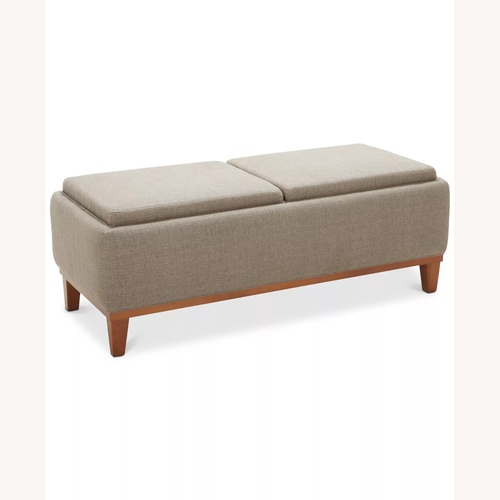 Used Macy's Reversible Storage Ottoman for sale on AptDeco