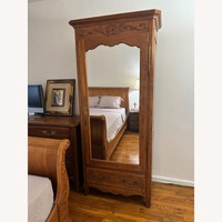 Ethan Allen Bonnetiere Mirrored Armoire Wardrobe
