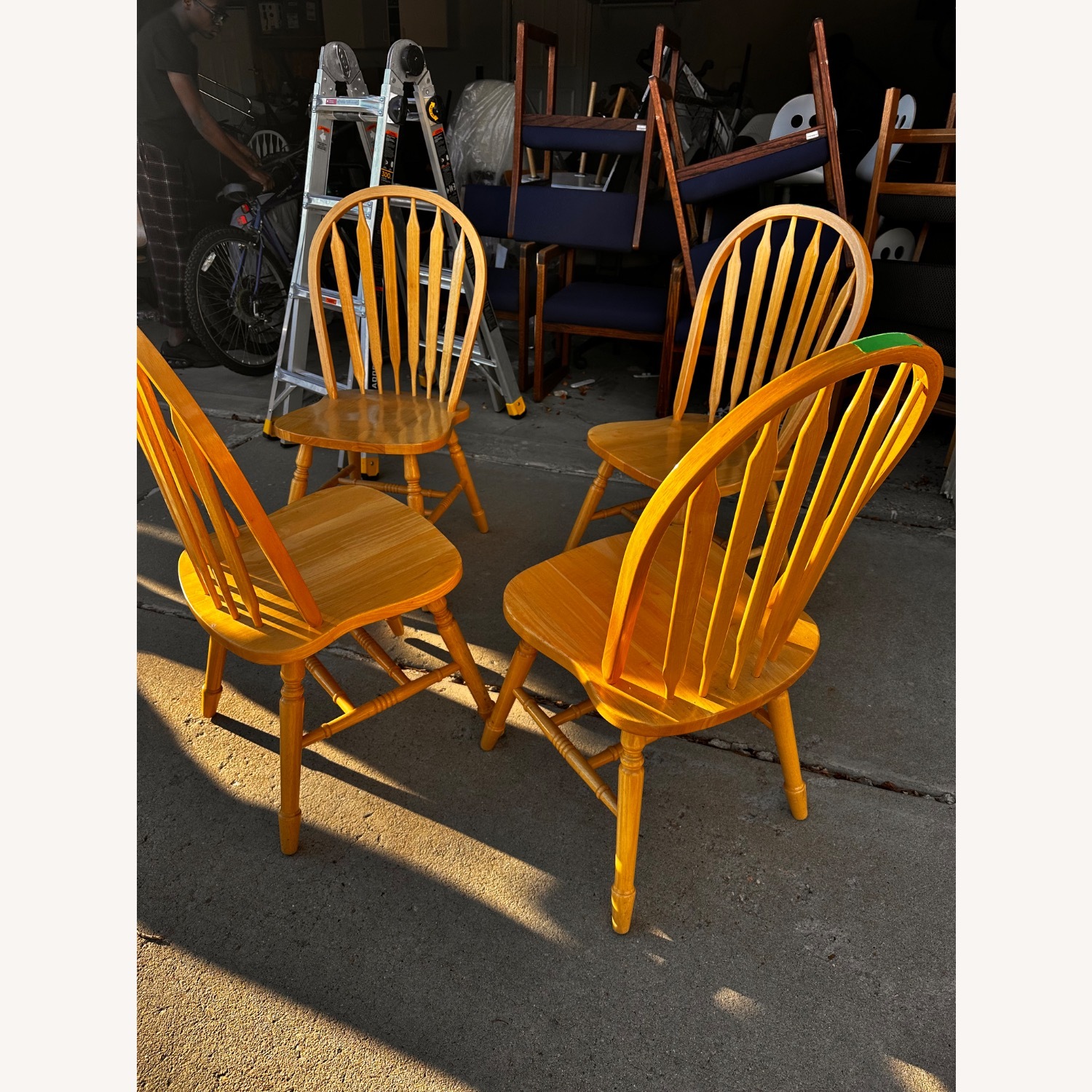 Vintage/Antique Yellow Office Chairs - image-2