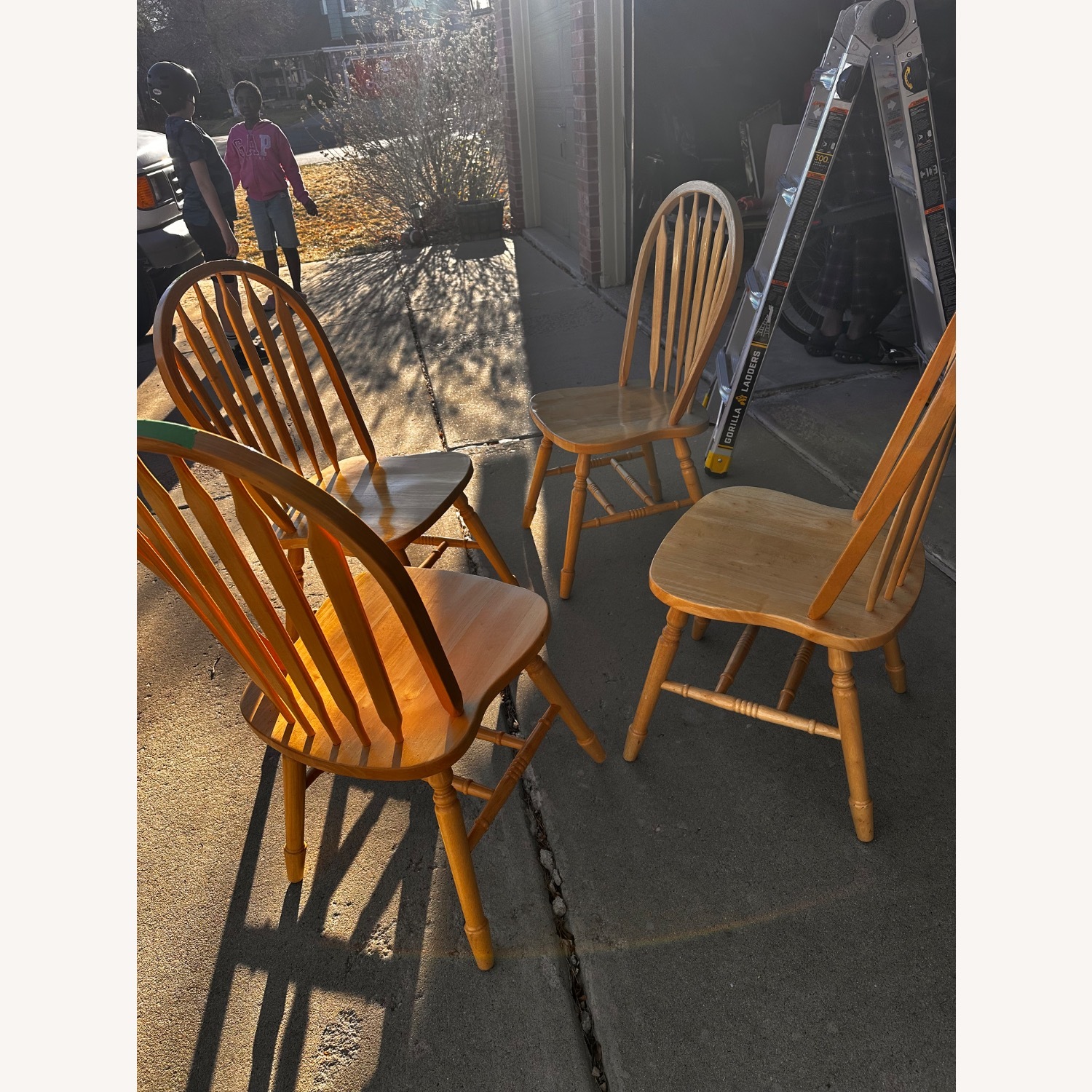 Vintage/Antique Yellow Office Chairs - image-5