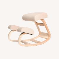 Sleekform The Austin Kneeling Chair: Winter Linen