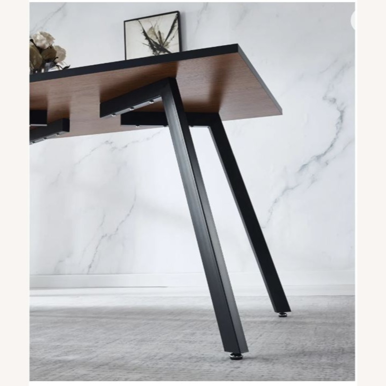 Wade Logan Light Brown Wood Dining Table - image-1