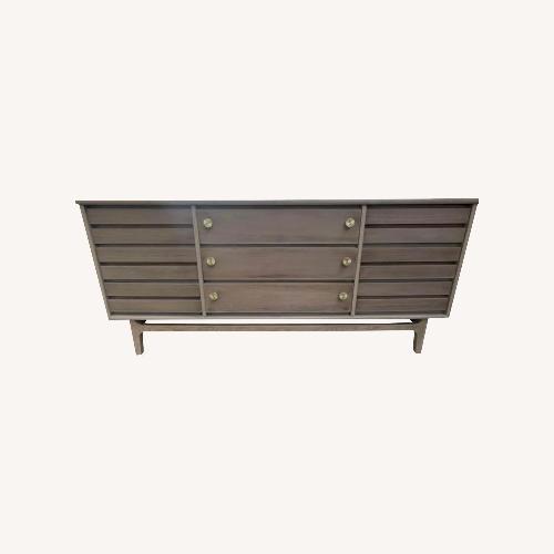 Used Stanley Furniture Light Gray Wood Dresser for sale on AptDeco