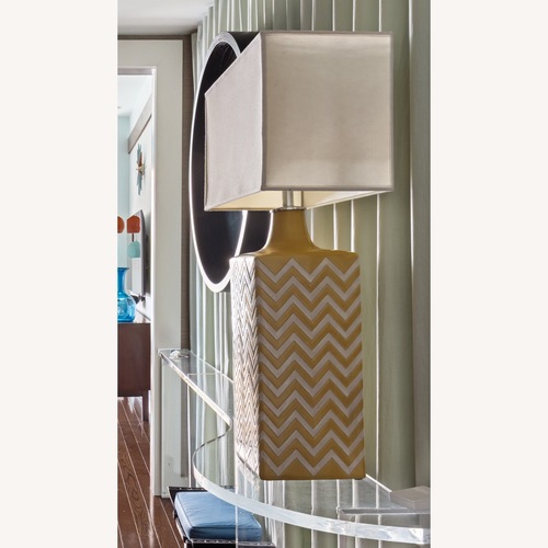 Used Herringbone Table Lamp for sale on AptDeco