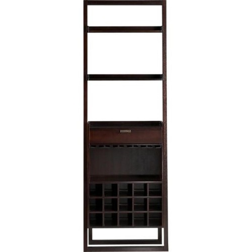 Used Crate & Barrel Sloane Espresso Leaning Bar for sale on AptDeco