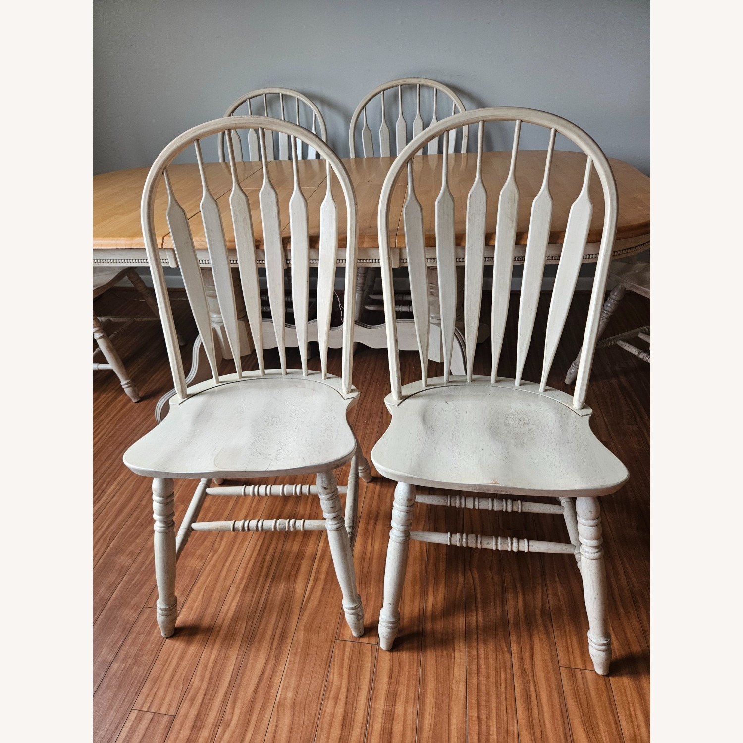 Extendable Wooden Dining Set with 8 Chairs  - image-2