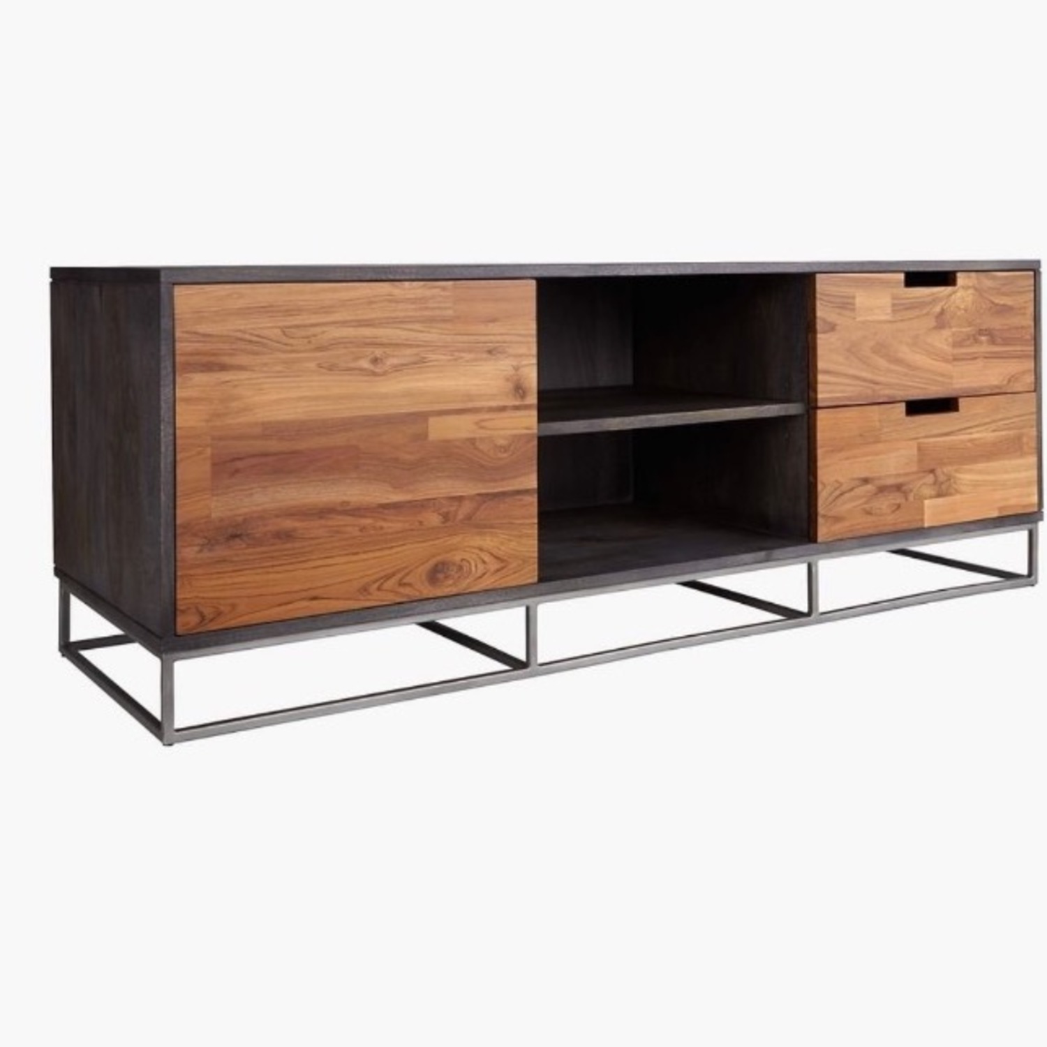 CB2 Dark Brown Wood Media Storage - image-4