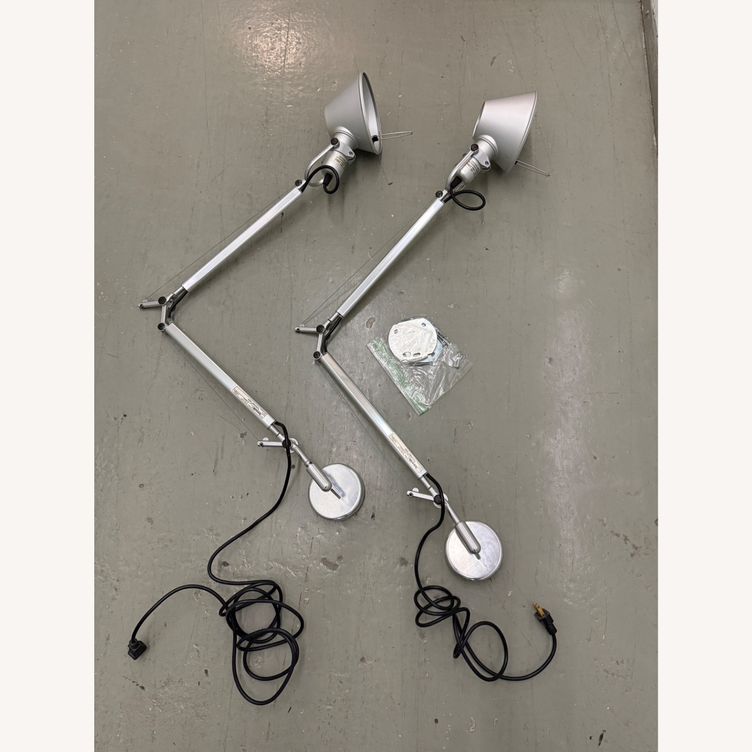 Artemide Silver Aluminum Wall Lamp - image-1