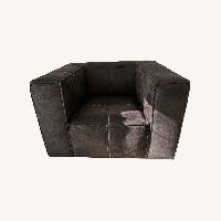Scandinavian Designs Dark Brown Comfy Armchair