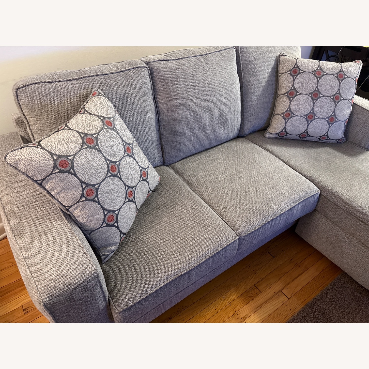 Raymour & Flanigan Farron Light Gray Sleeper Sofa - image-3