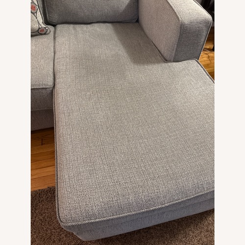 Used Raymour & Flanigan Farron Light Gray Sleeper Sofa for sale on AptDeco