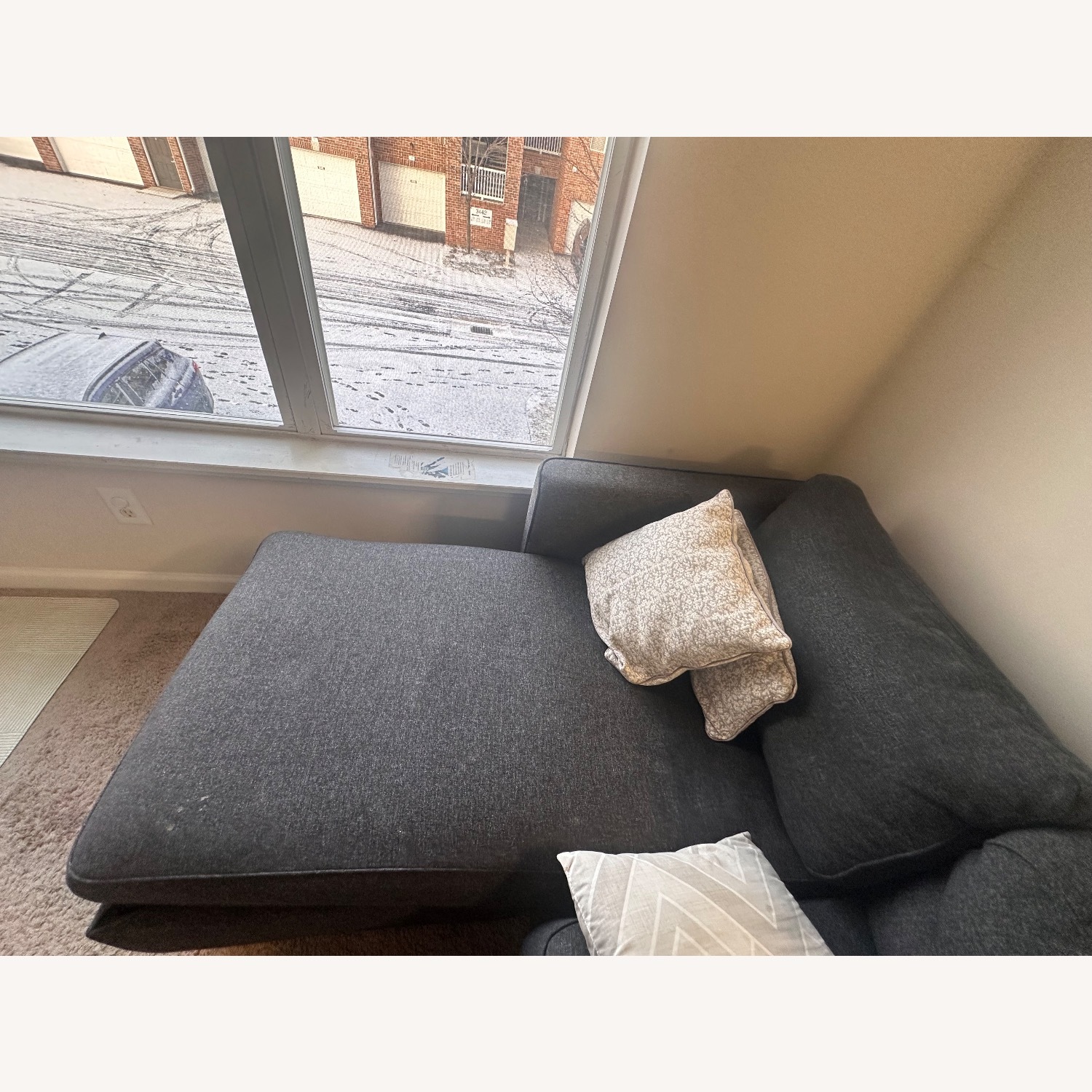 IKEA Dark Gray Sectional Sofa - image-2