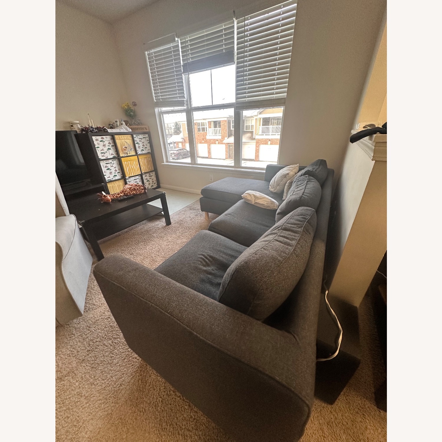 IKEA Dark Gray Sectional Sofa - image-4
