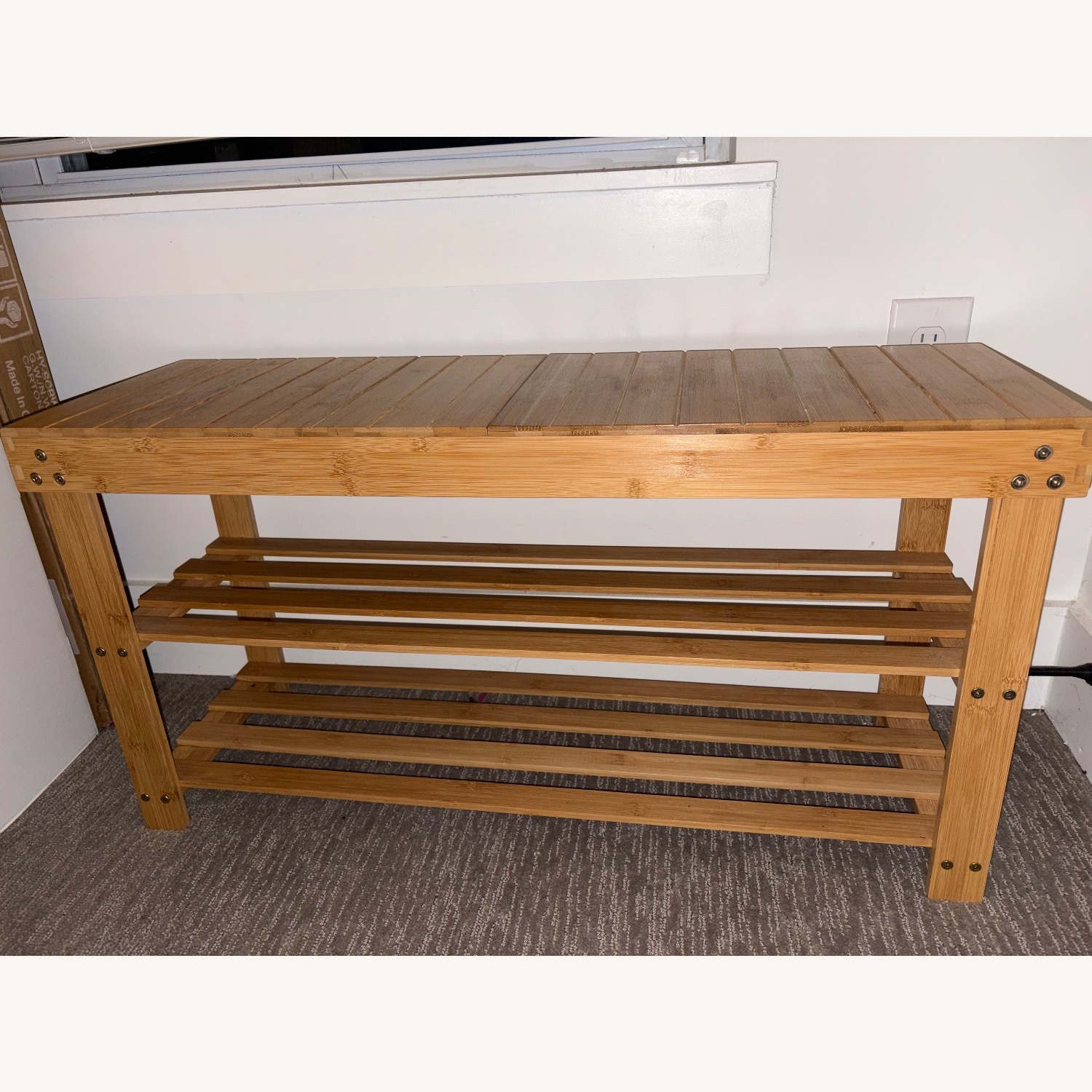 Wayfair 6 Pair Shoe Storage Bench  - image-1