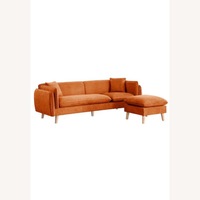 Overstock Lilola Home Orange Sofa
