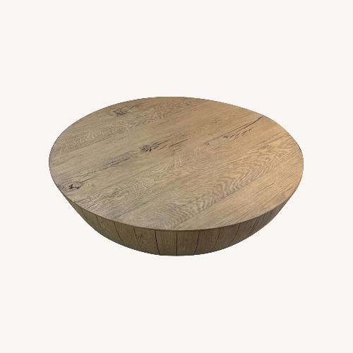 Used Four Hands Ryan Natural Resawn Oak Coffee Table for sale on AptDeco