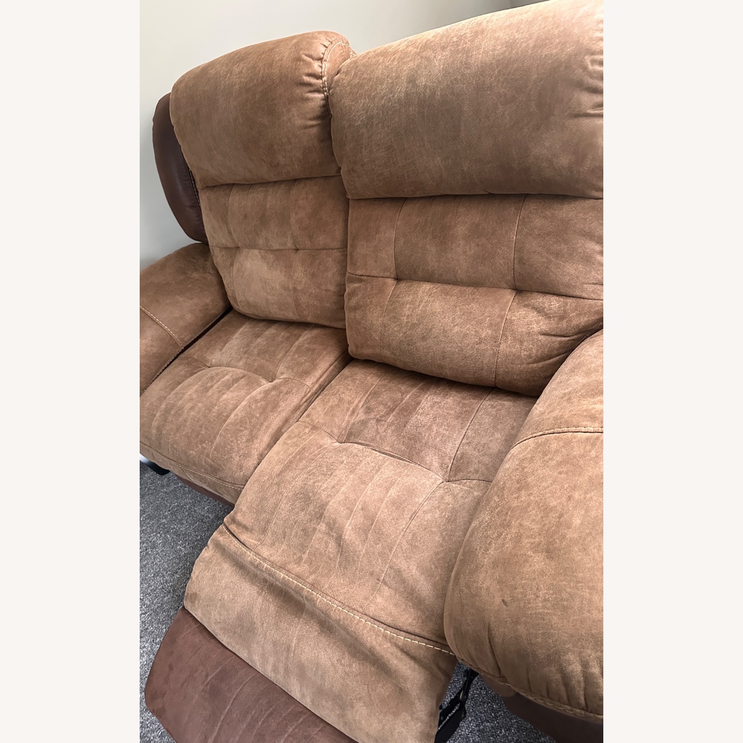 Bob's Discount Dark Brown 2 Seater Recliner  - image-3