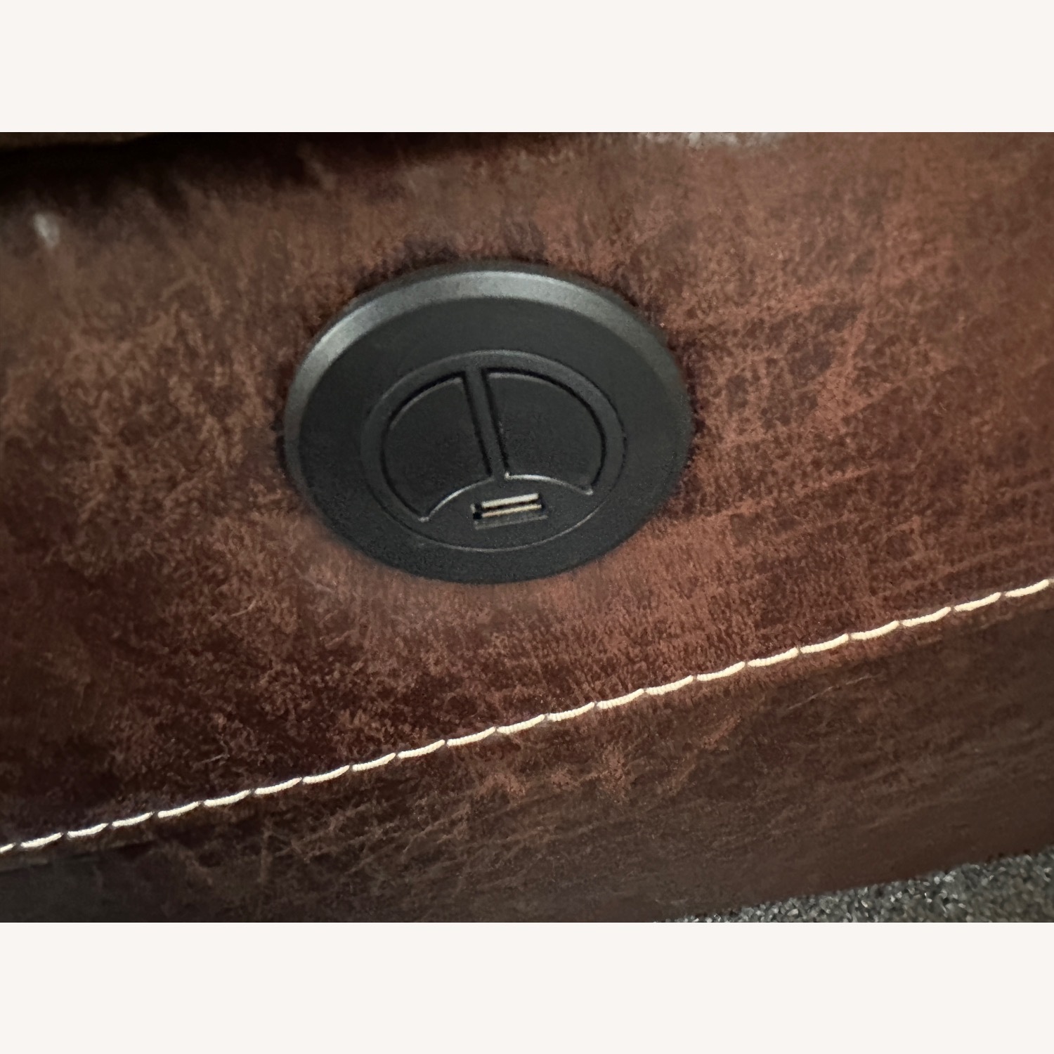 Bob's Discount Dark Brown 2 Seater Recliner  - image-2