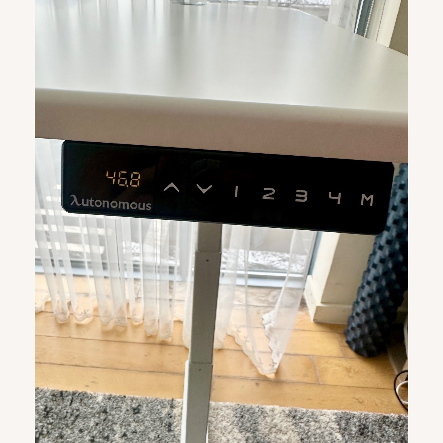 Poppin White Wood Desk - image-2