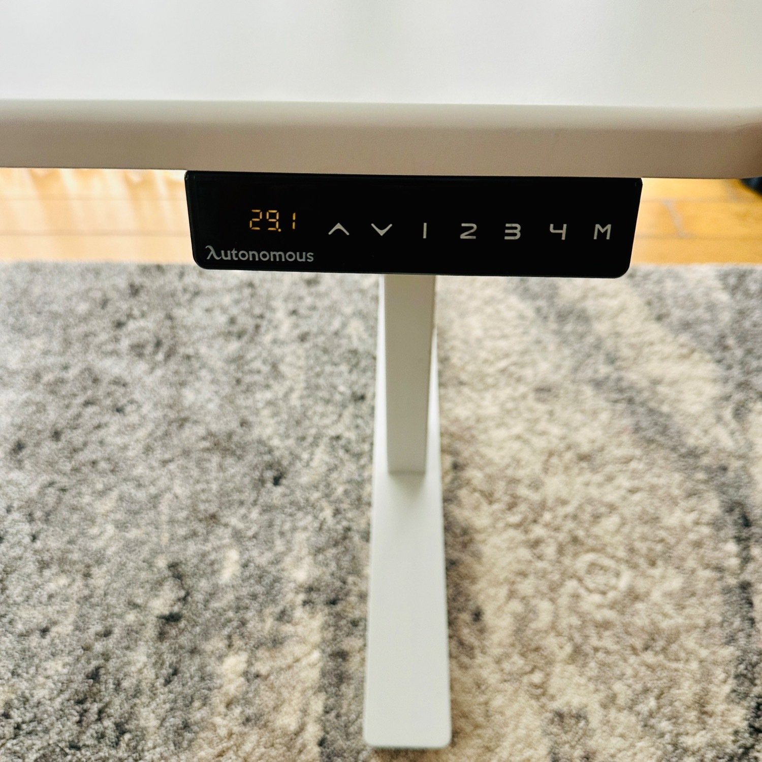 Poppin White Wood Desk - image-3