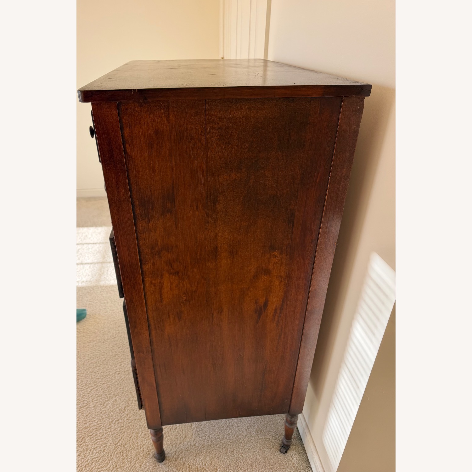 Dark Brown Wood Dresser - image-2