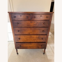 Dark Brown Wood Dresser