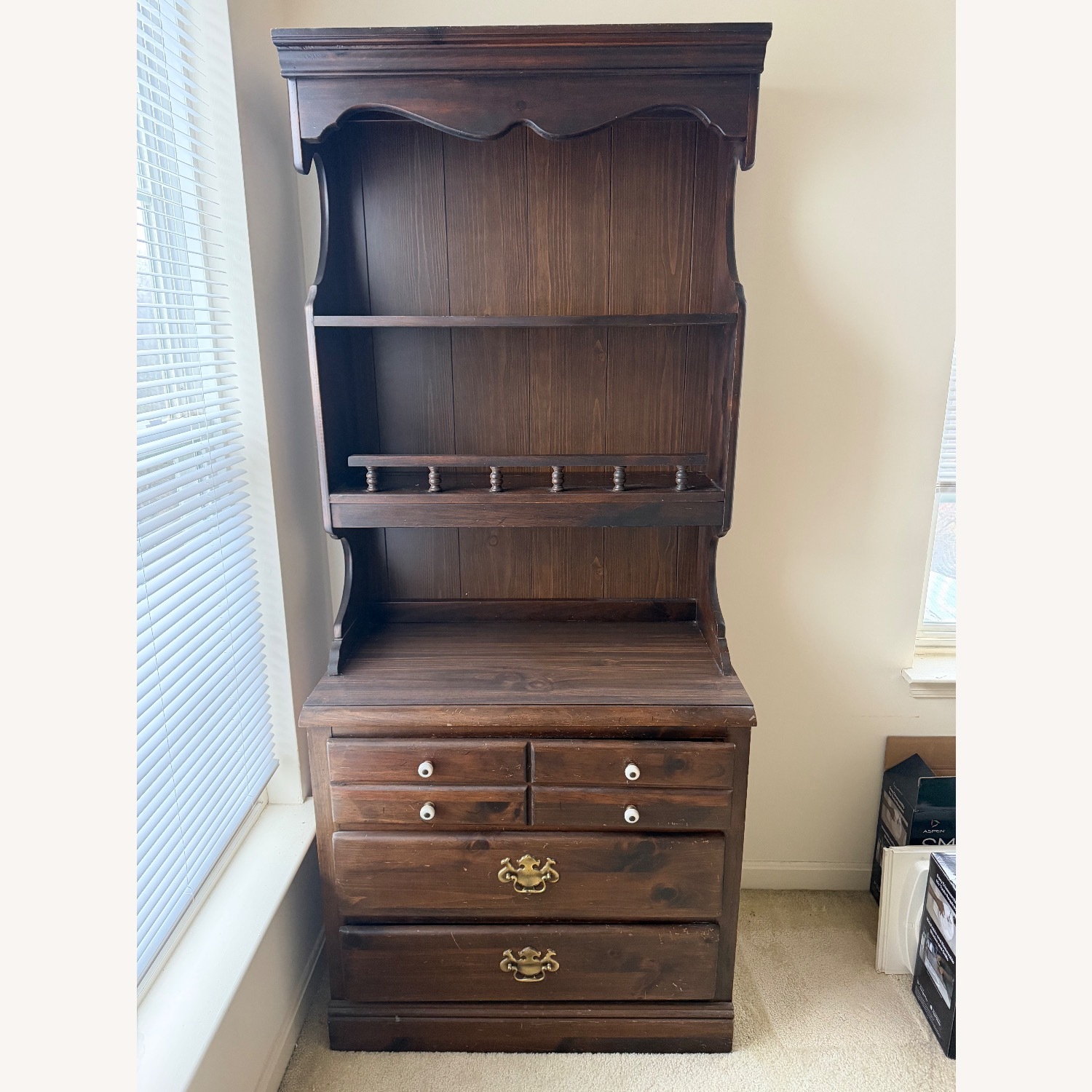 Ethan Allen Wall Shelves and Drawers - image-2