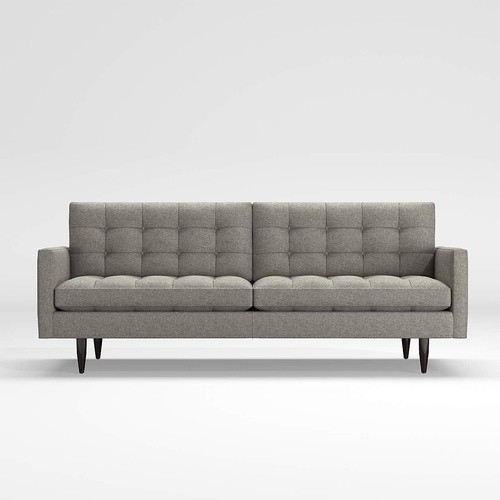 Used Crate & Barrel Petrie Sofa (Taylor Felt Gray) for sale on AptDeco