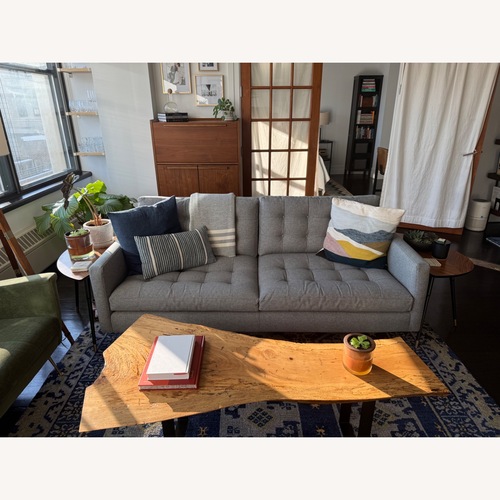 Used Crate & Barrel Petrie Sofa (Taylor Felt Gray) for sale on AptDeco