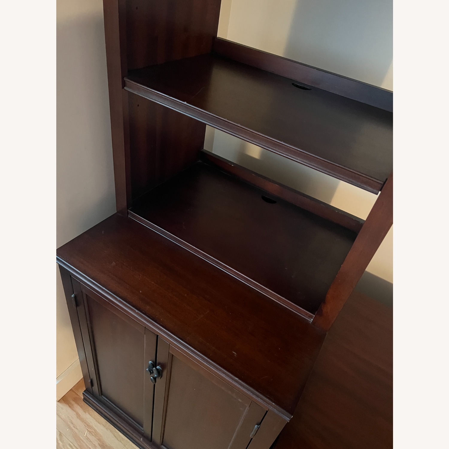 Crate & Barrel Harrison Dark Brown Entertainment Center - image-5