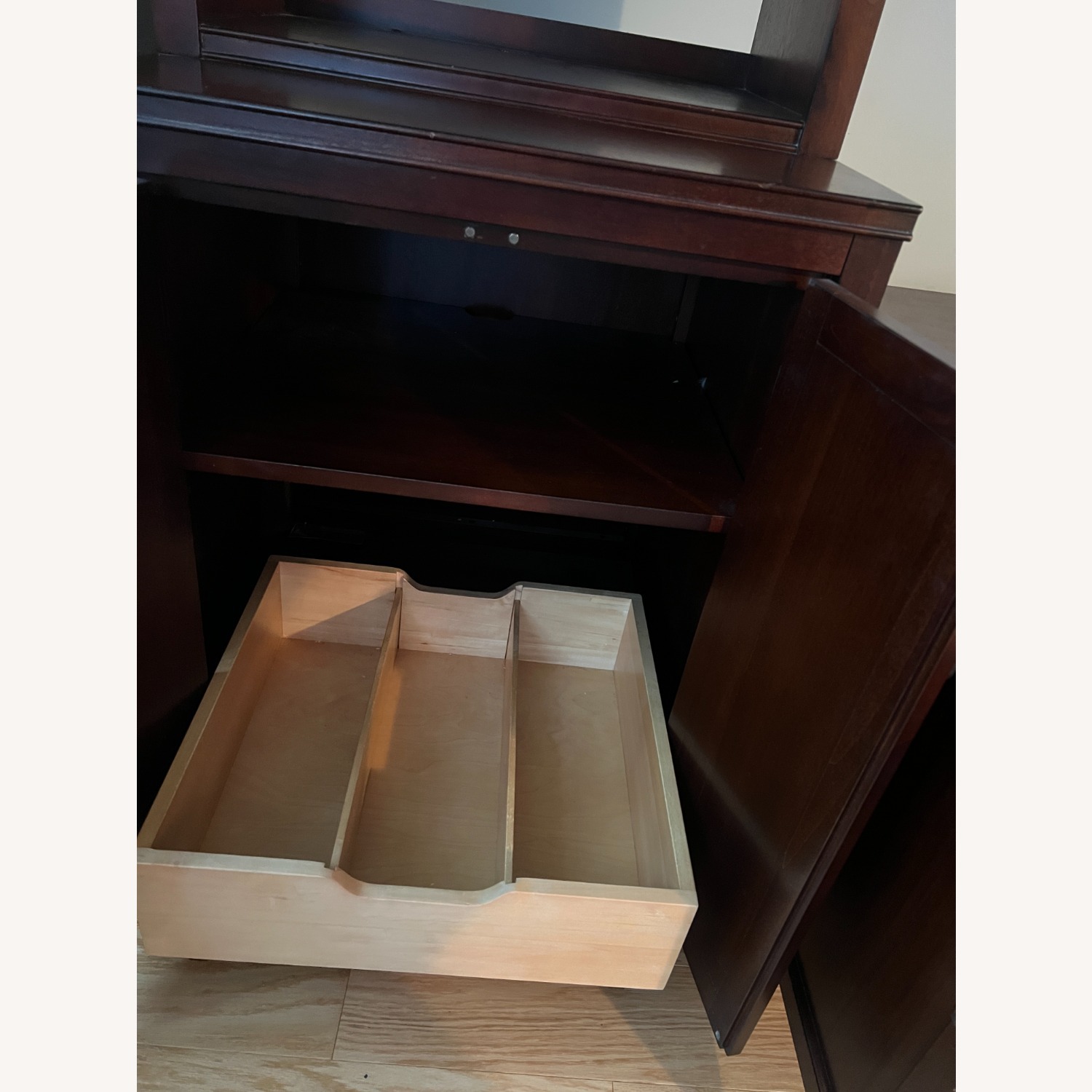 Crate & Barrel Harrison Dark Brown Entertainment Center - image-10