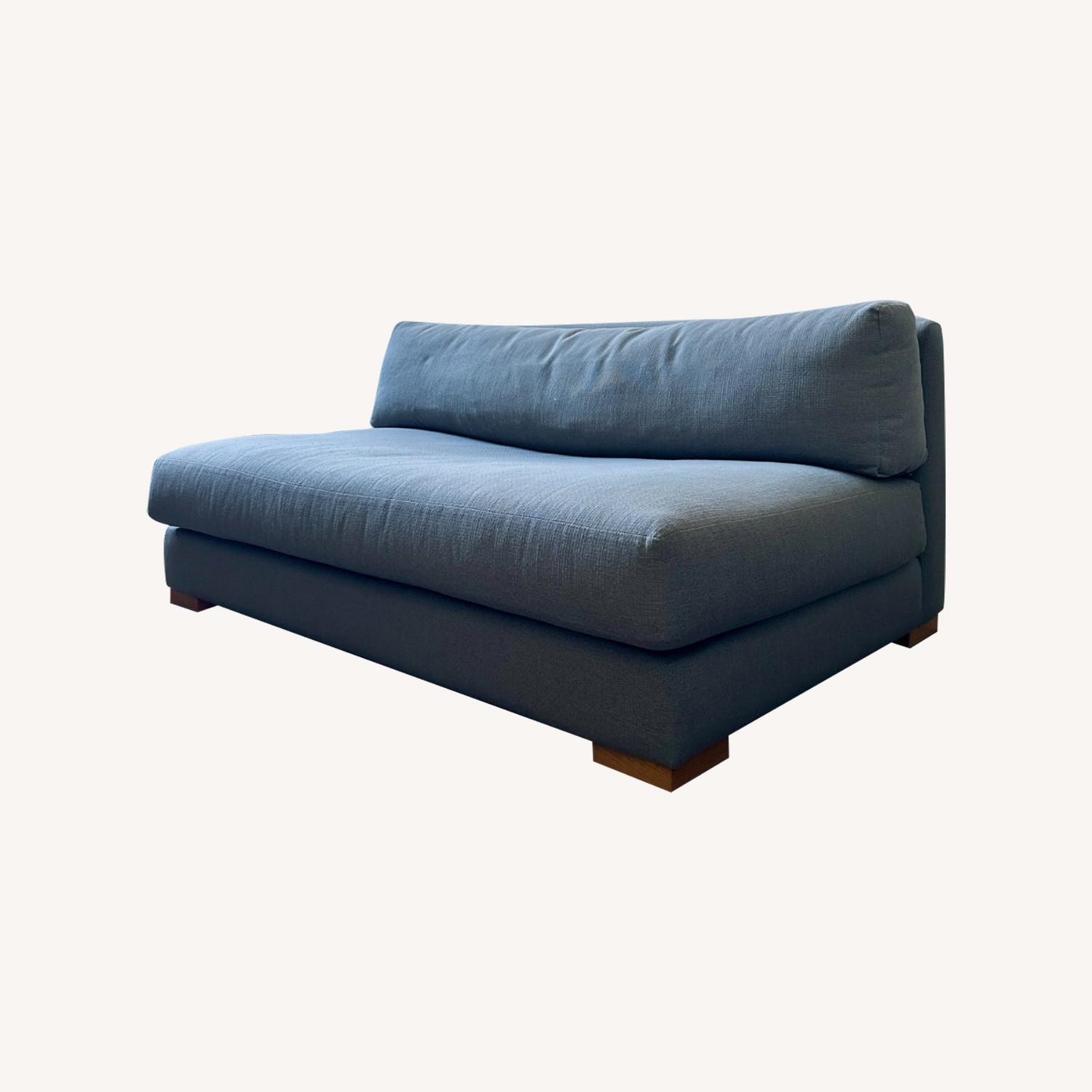 CB2 Piazza Light Gray 2 Seater Sofa - image-6